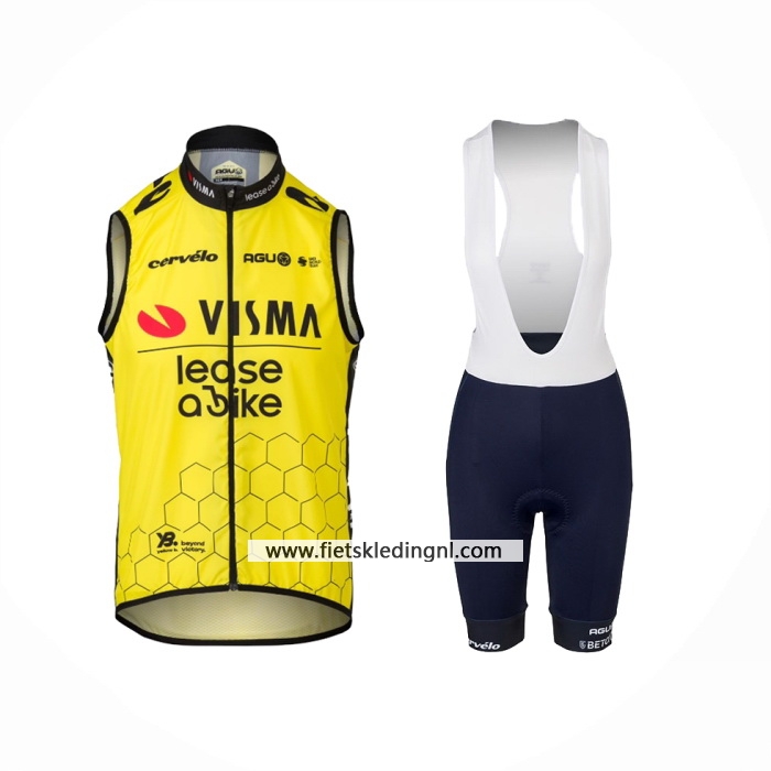 2024 Windvest Jumbo Visma Geel En Koersbroek